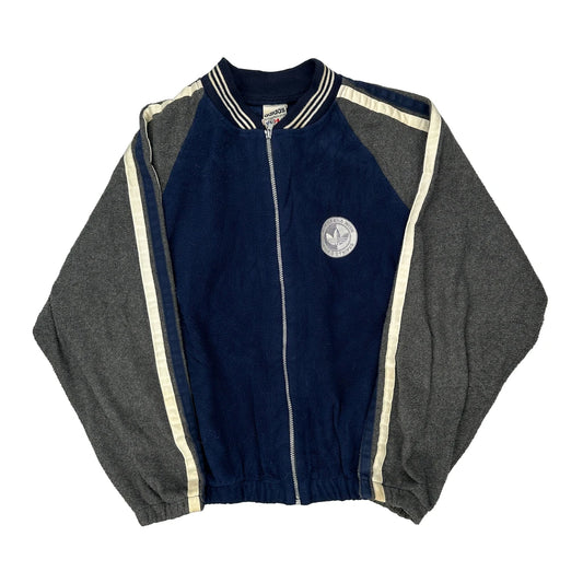 Originals Adidas Fleece Jacket - Large Blue Polyester