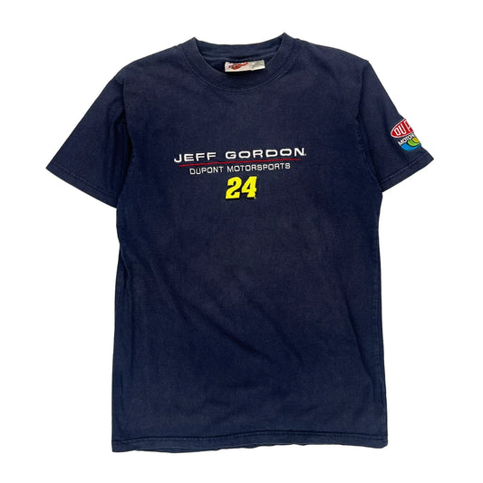 Jeff Gordon Chase Authentics Nascar T-Shirt - Medium Navy Cotton