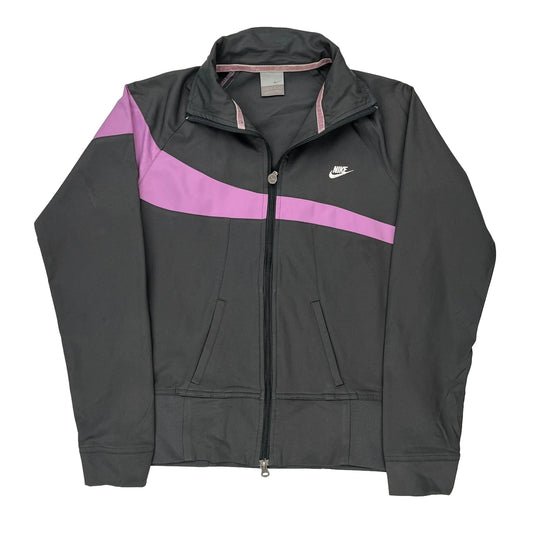Nike Track Jacket - Medium Grey Polyester