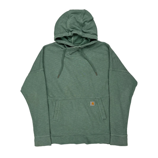 Carhartt Hoodie - Medium Green Cotton Blend