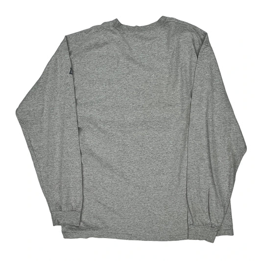 Charlotte Bobcats Reebok Nba Long Sleeve T-Shirt - Large Grey Cotton