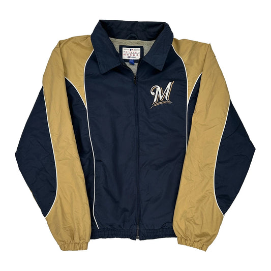 Milwaukee Brewers Genuine Merchandise Mlb Jacket - XL Navy Polyester