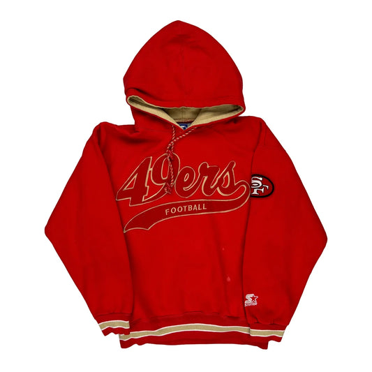 San Francisco 49Ers Starter Nfl Hoodie - Medium Red Polyester Blend