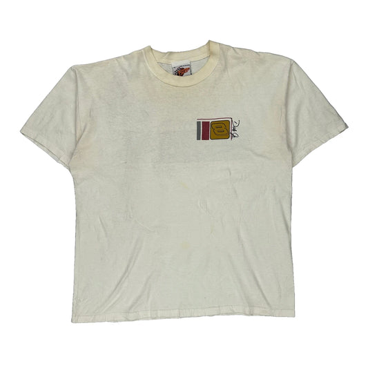 Dale Jr. Winners Circle Nascar T-Shirt - XL Cream Cotton