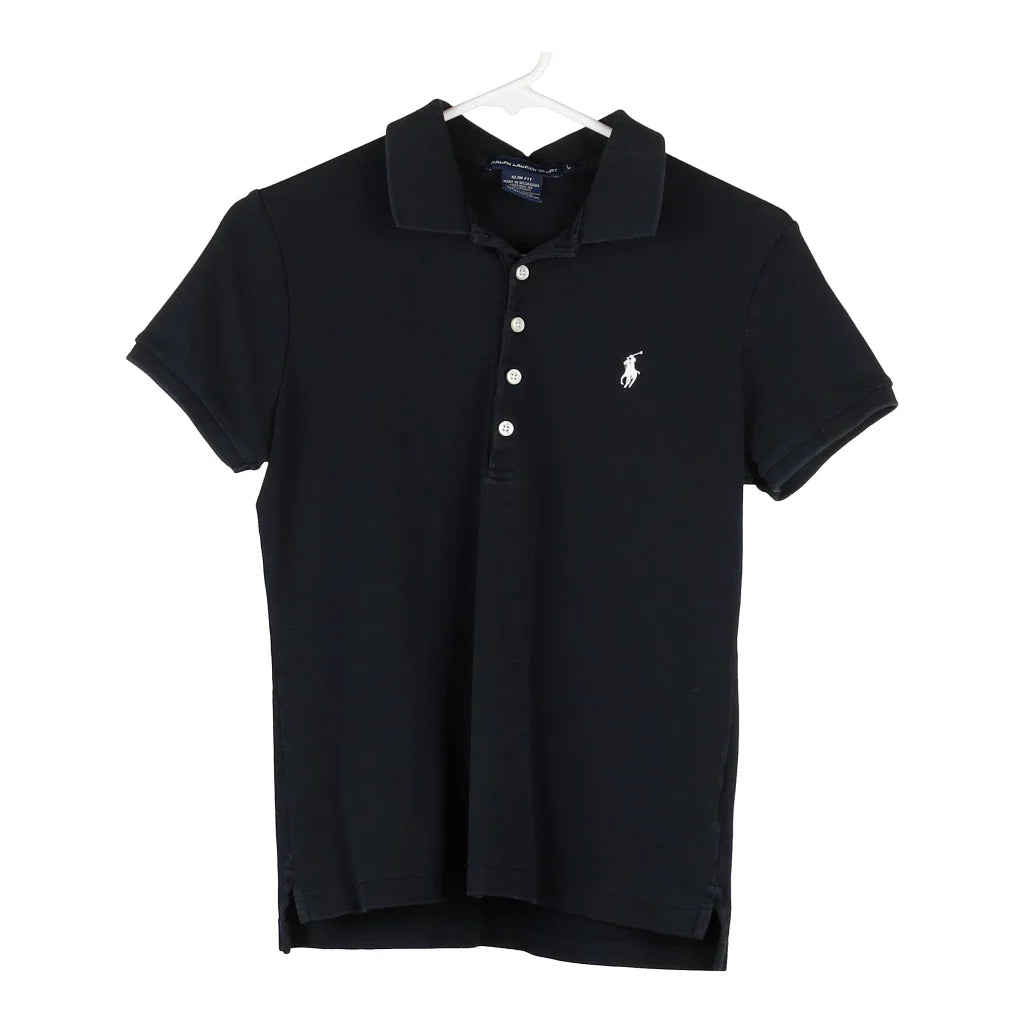 Age 12 Ralph Lauren Polo Shirt Large Black Cotton