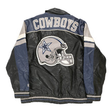  Vintage black Dallas Cowboys Nfl Varsity Jacket - mens xx-large