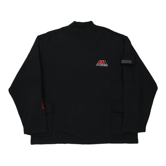Vintage black Avirex Sweatshirt - mens x-large
