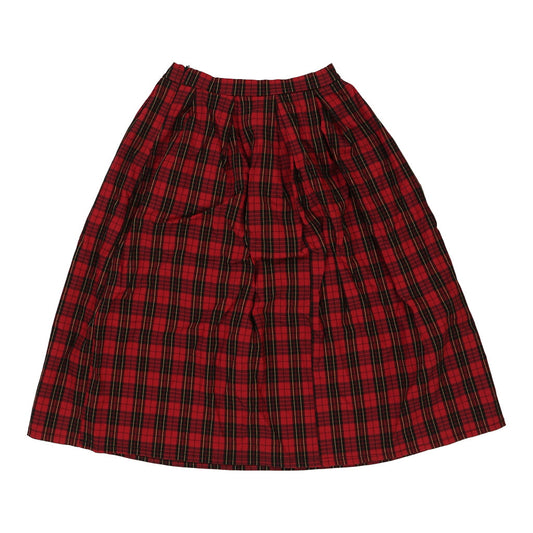 Vintage red Unbranded Skirt - womens medium