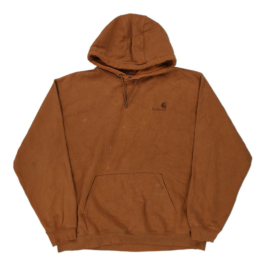 Vintage brown Carhartt Hoodie - mens xx-large