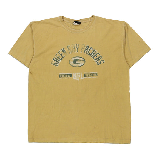 Vintage beige Green Bay Packers Nfl T-Shirt - mens large