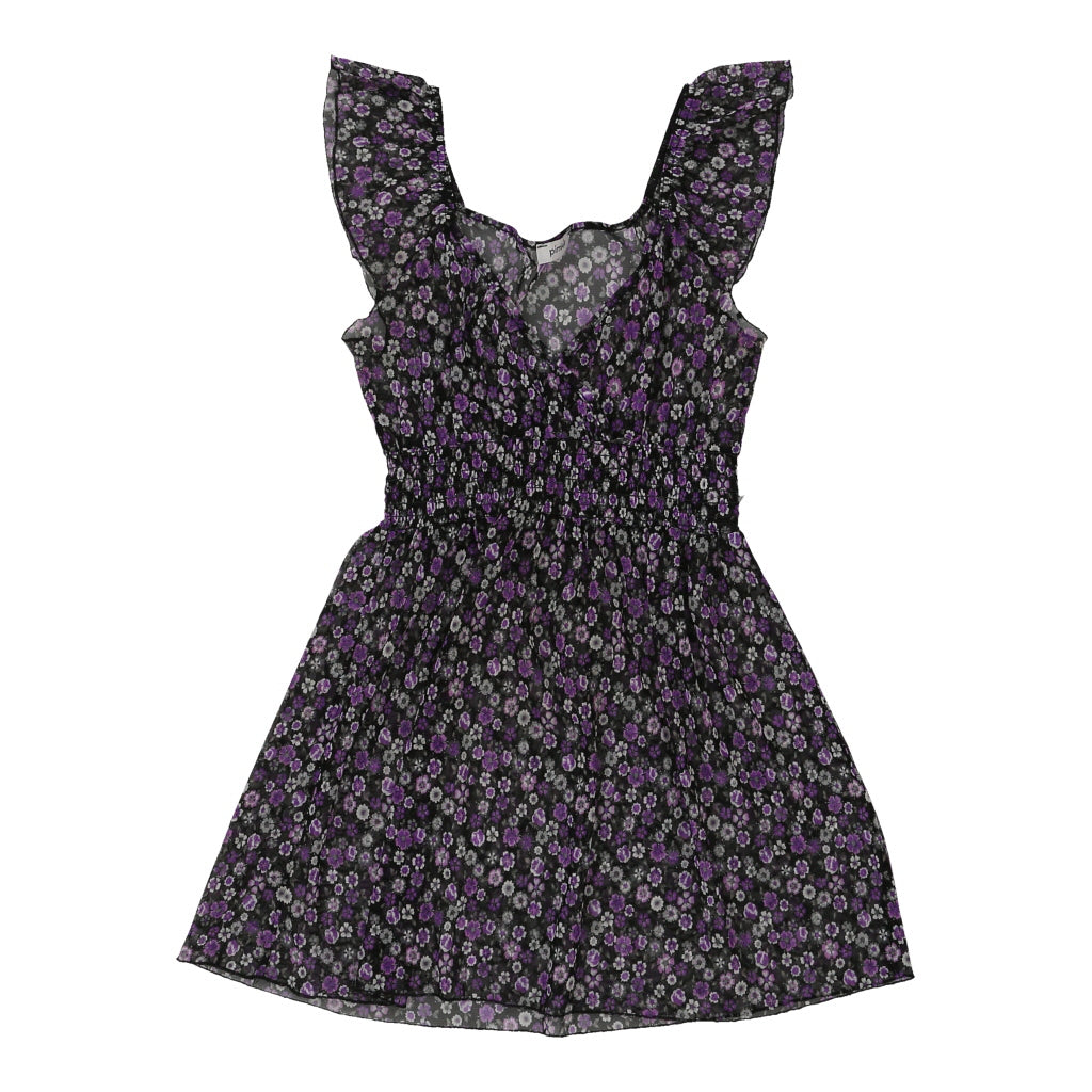 Pimkie Floral Dress - XS Purple Viscose Blend – Thrifted.com