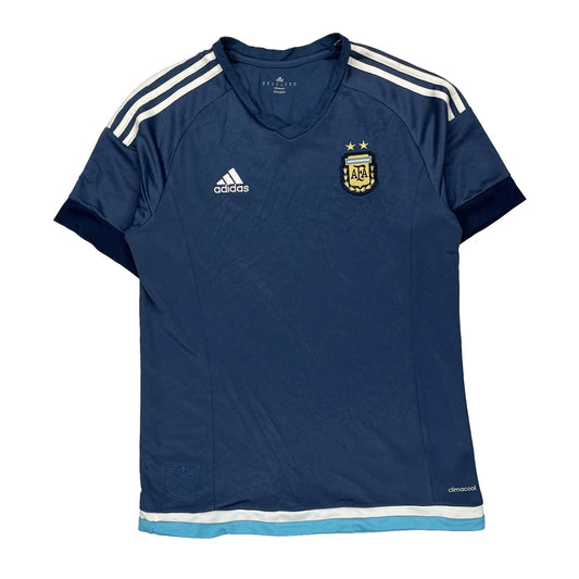 Argentina Away 2015-16 Adidas Football Shirt - Medium Blue Polyester