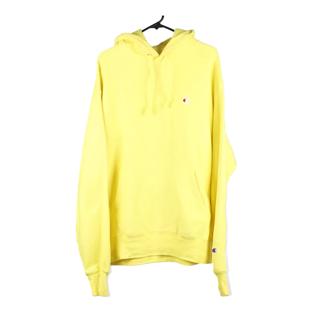 Champion hoodie neon yellow sales