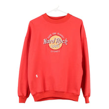  Vintage red Sydney Hard Rock Cafe Sweatshirt - womens medium