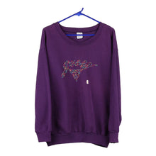  Vintage purple Guess Sweatshirt - womens x-large
