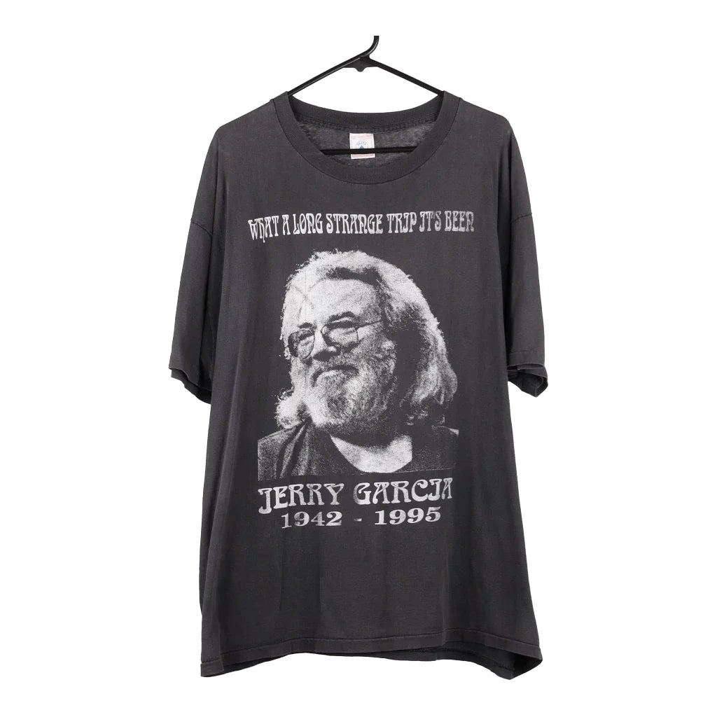 Jerry Garcia Delta Band T-Shirt - XL Black Cotton Blend
