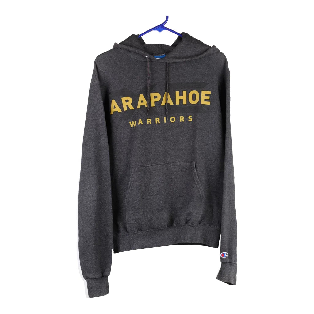 Arapahoe Warriors Champion Hoodie Small Grey Cotton Blend