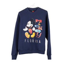  Vintage blue Mickey Mouse Florida Mickey Unlimited Sweatshirt - womens large