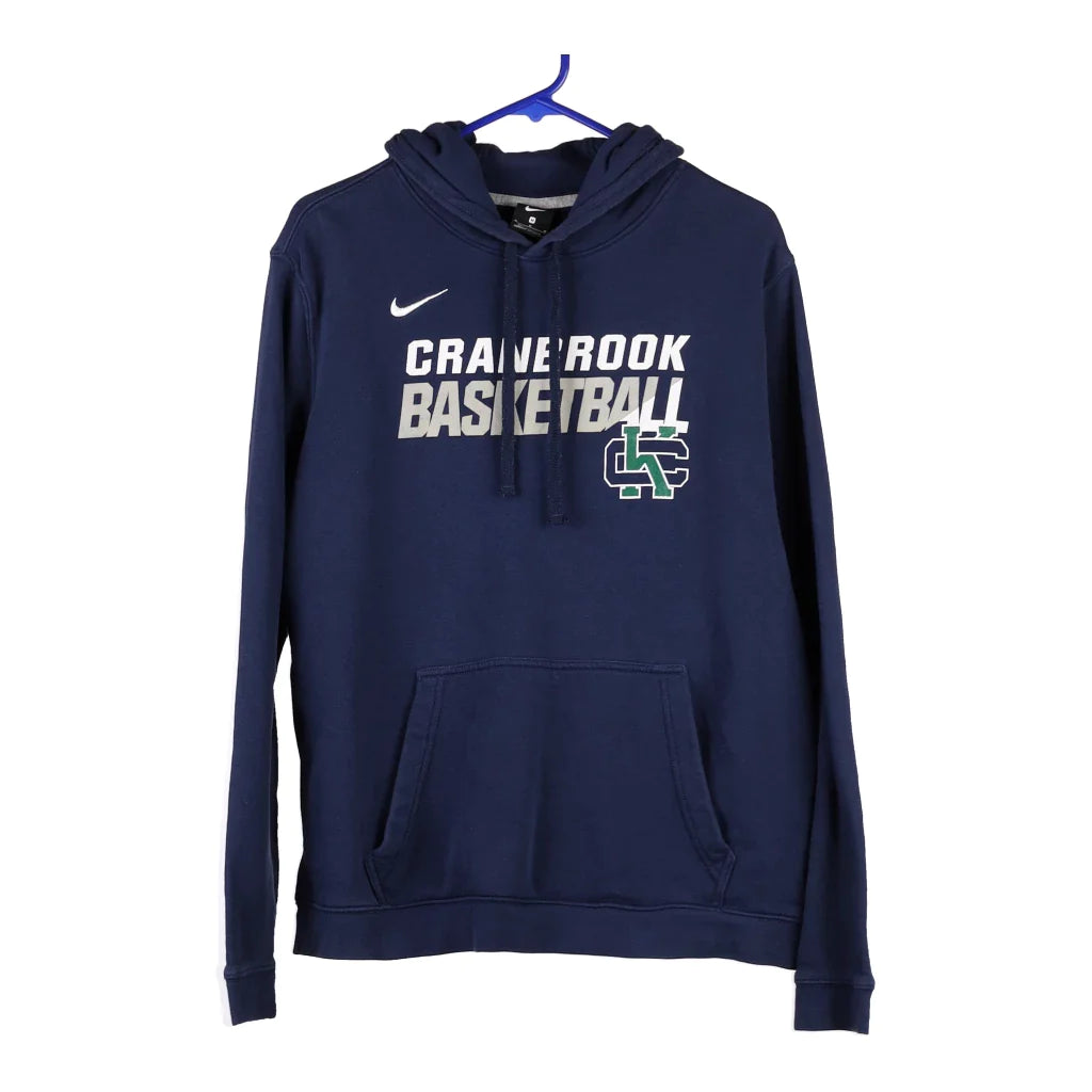 Cranbrook Basketball Nike Hoodie - Medium Navy Cotton Blend