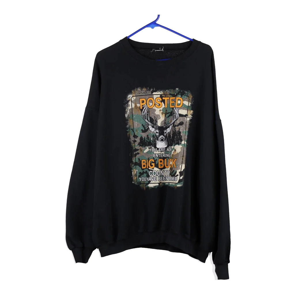 Unbranded Graphic Sweatshirt - XL Black Cotton