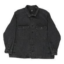  Vintage grey Lee Denim Shirt - mens xxx-large