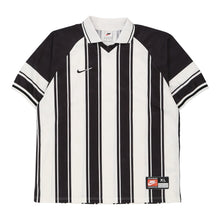 Vintage black & white Nike Football Shirt - mens x-large