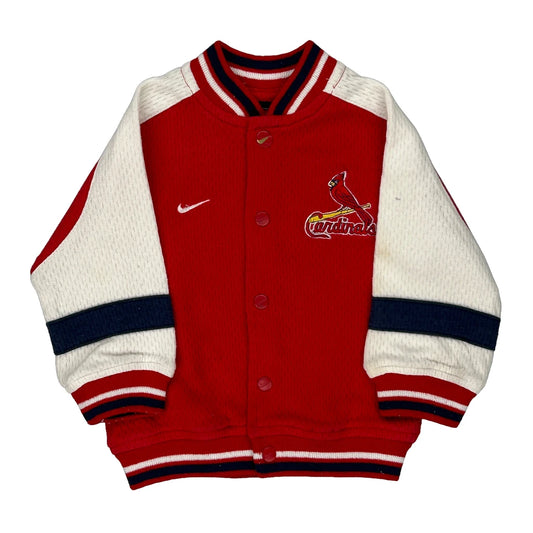 Cardinals, Age 6-9 Months Nike Varsity Jacket - 2XS Red Polyester