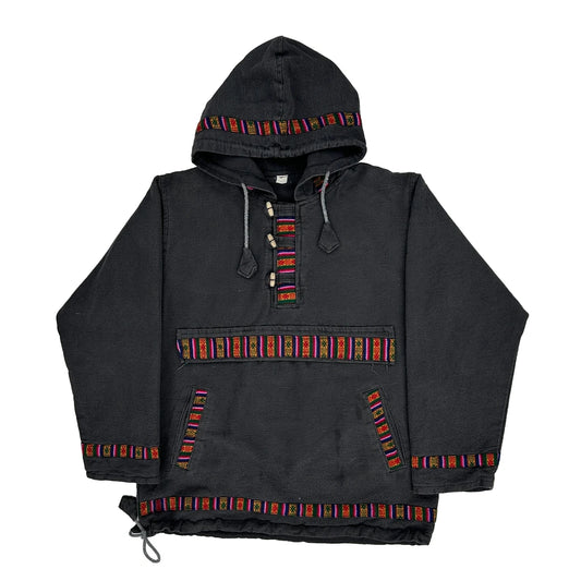 Unbranded Hoodie - Large Black Cotton Blend