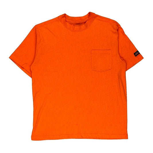 Pocket Dickies T-Shirt - XL Orange Cotton