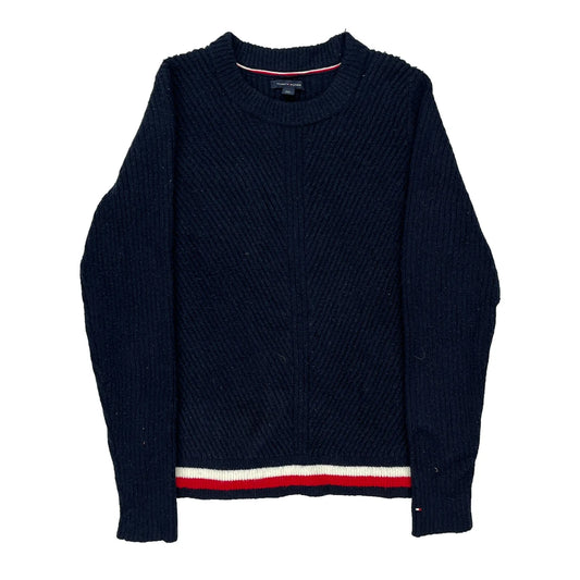 Tommy Hilfiger Jumper - Large Navy Nylon Blend