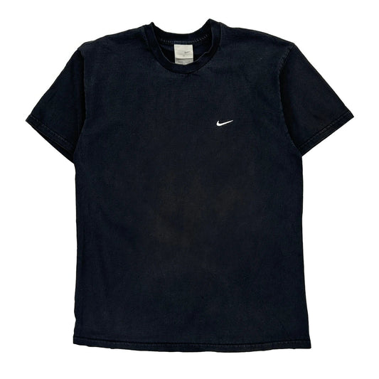 Nike T-Shirt - Medium Black Cotton