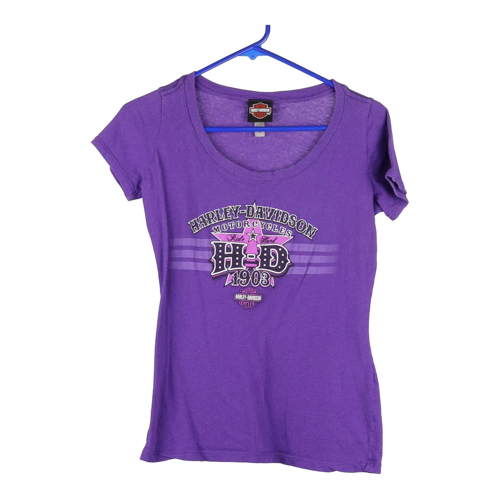 Purple harley best sale davidson shirt