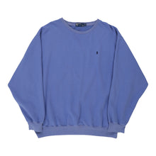  Vintage blue Polo  Ralph Lauren Sweatshirt - mens x-large
