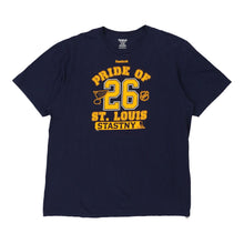  Vintage navy St Louis Jazz Reebok T-Shirt - mens x-large