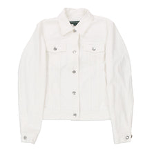  Vintage white Ralph Lauren Denim Jacket - womens medium