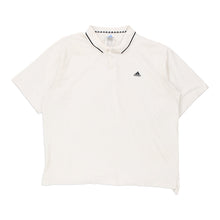  Vintage white Adidas Polo Shirt - mens x-large