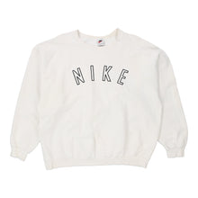  Vintage white Nike Sweatshirt - mens large