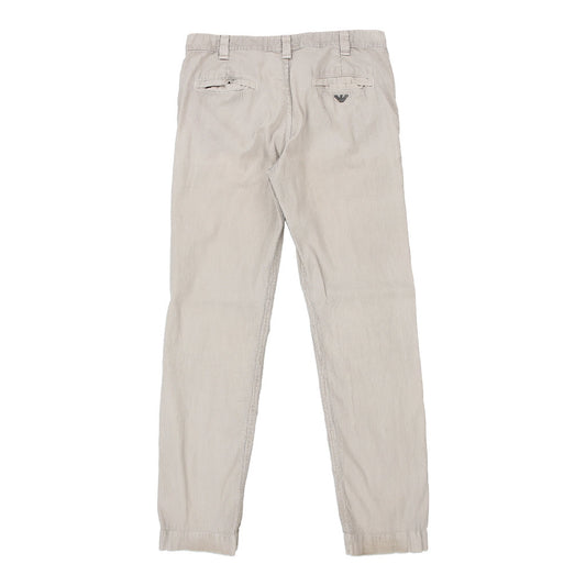 Vintage beige Giorgio Armani Cord Trousers - mens 37" waist