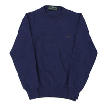  Fred Perry Jumper - Medium Navy Cotton