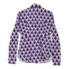 Vintage purple Prada Patterned Shirt - womens x-small