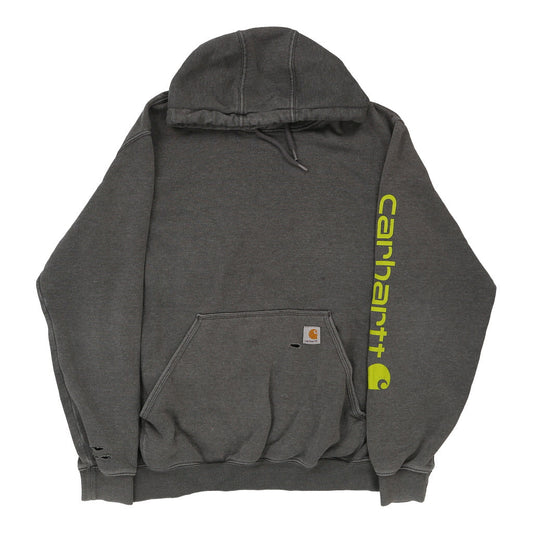 Vintage grey Carhartt Hoodie - mens large
