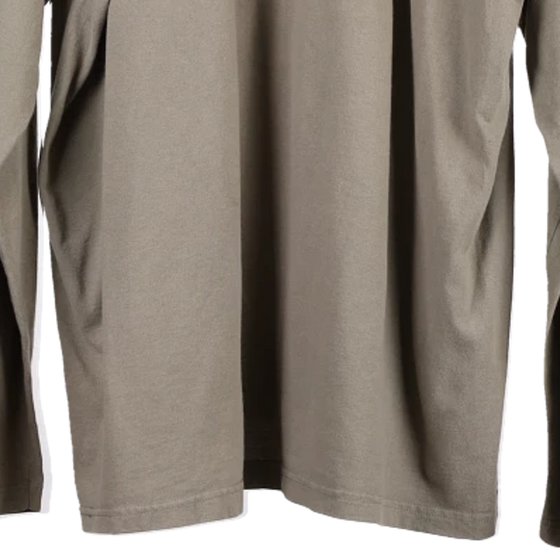 Vintage beige Nike Long Sleeve T-Shirt - womens x-large