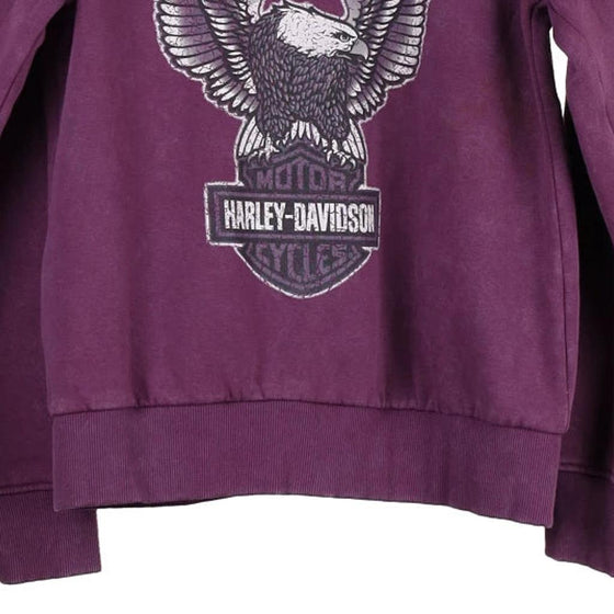 Vintage purple Harley Davidson Hoodie - womens large