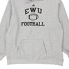 Vintage grey EWU Football Adidas Hoodie - mens xxx-large