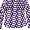 Vintage purple Prada Patterned Shirt - womens x-small