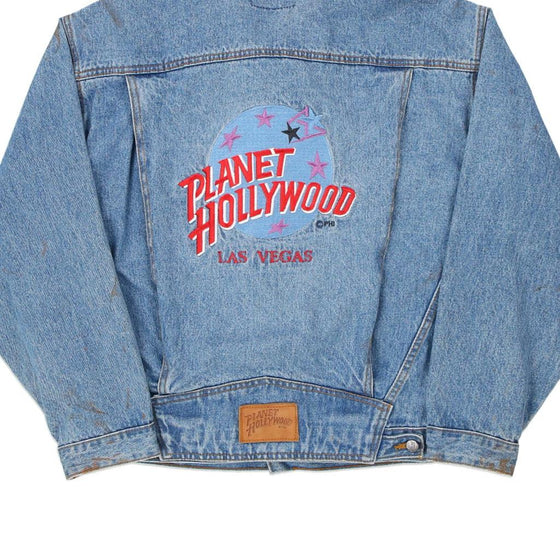 Vintage blue Planet Hollywood Denim Jacket - mens large