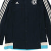 Vintage navy Chelsea FC Adidas Track Jacket - mens large