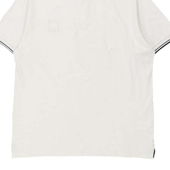 Vintage white Stone Island Polo Shirt - mens large