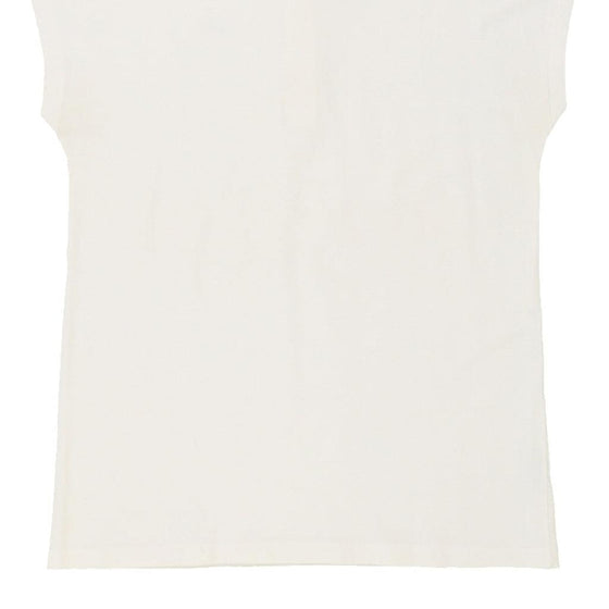 Vintage white Lacoste Polo Shirt - mens large