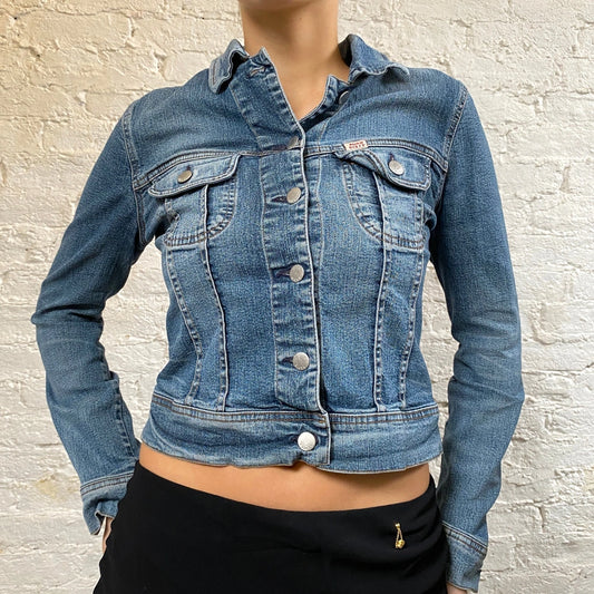 Vintage blue Miss Sixty Denim Jacket - womens small